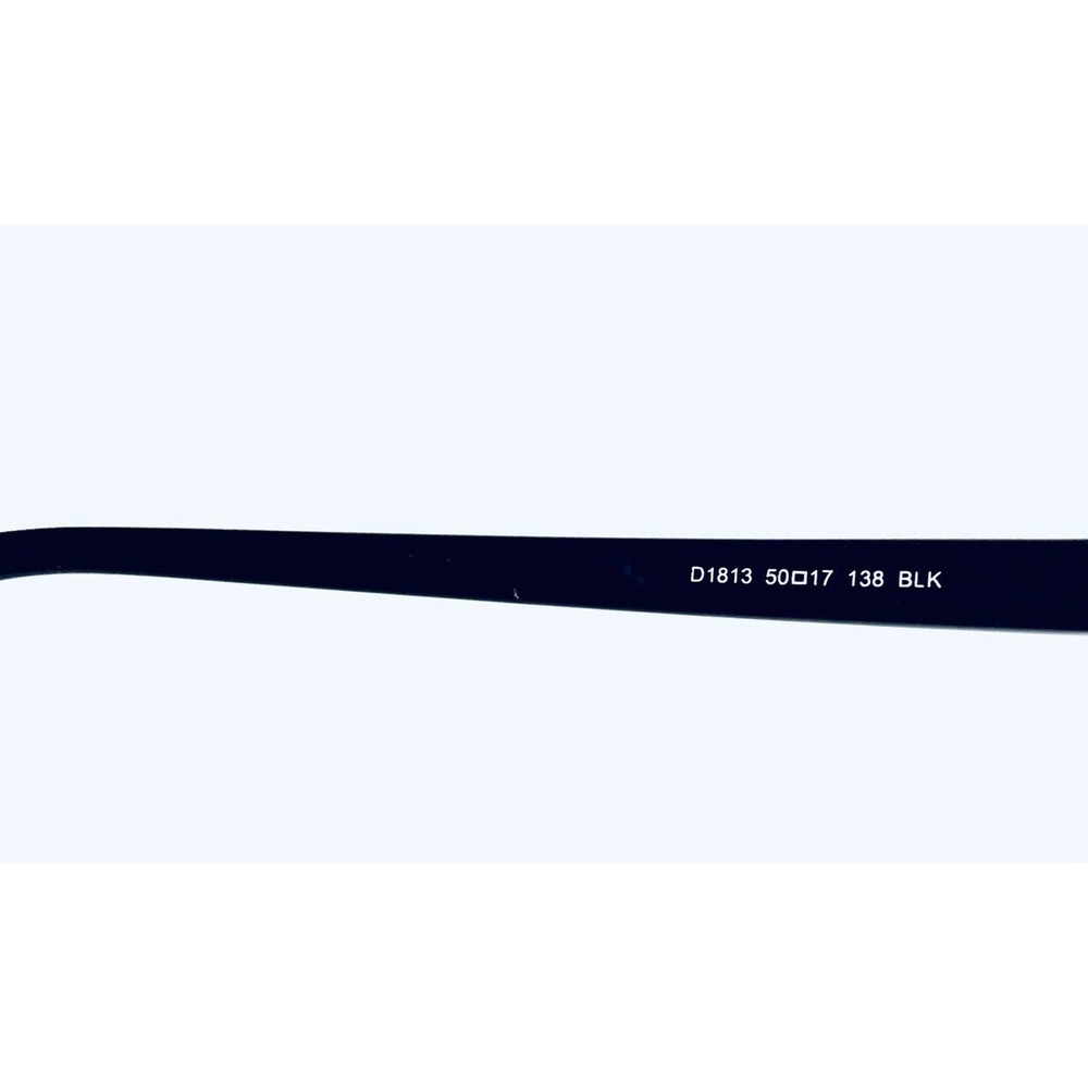 Diamond Black Clear Lucite Rectangular Glasses - image 8